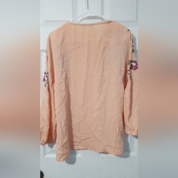 H&M Pink Embellished Long Sleeve Blouse - Picture 3 of 3